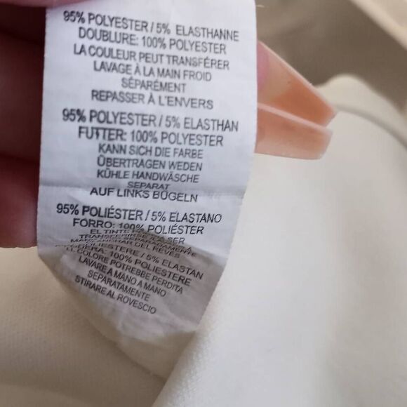 PRETTY LITTLE THING IVORY CROP TOP SZ.10 EUC. - Picture 8 of 8